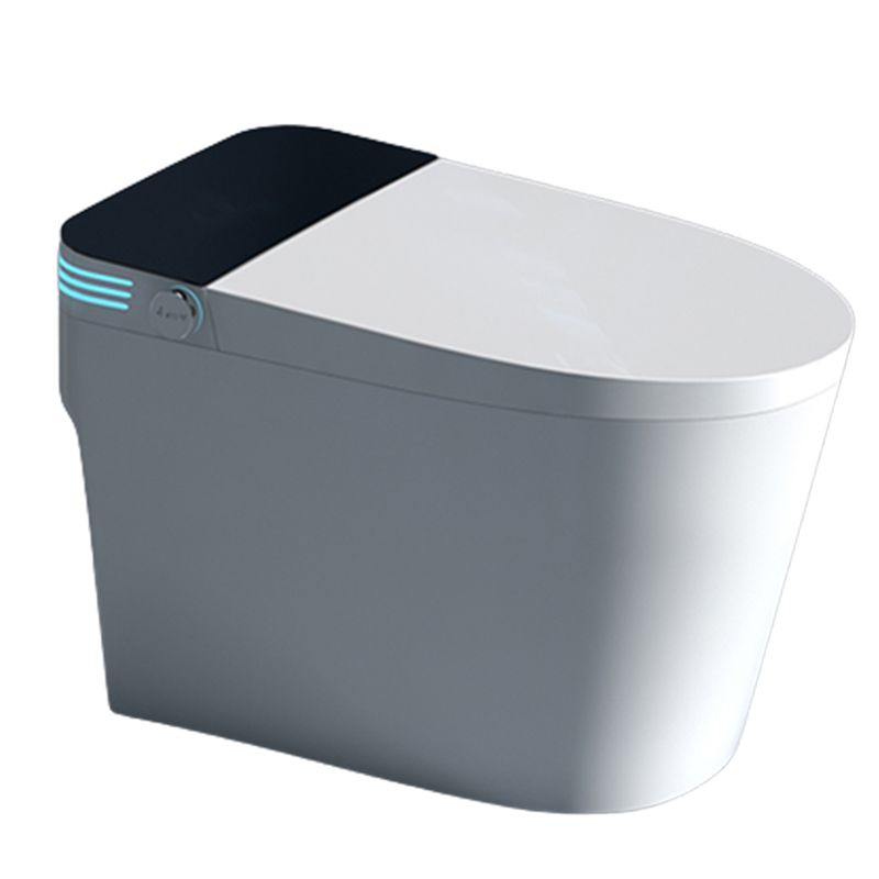 Foot Sensor Contemporary 18.5" Tall Ceramic Elongated Floor Standing Bidet Clearhalo 'Bathroom Remodel & Bathroom Fixtures' 'Bidets' 'Home Improvement' 'home_improvement' 'home_improvement_bidets' 'Toilets & Bidets' 1200x1200_5d00ab26-54ff-42a2-aad0-51fc98804d46