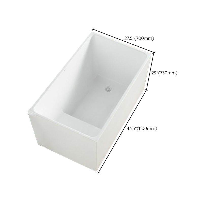 Soaking Back to Wall Bathtub Antique Finish Acrylic Bath Tub Clearhalo 'Bathroom Remodel & Bathroom Fixtures' 'Bathtubs' 'Home Improvement' 'home_improvement' 'home_improvement_bathtubs' 'Showers & Bathtubs' 1200x1200_5d09cb68-a486-4cda-b23c-40b003a9e50b