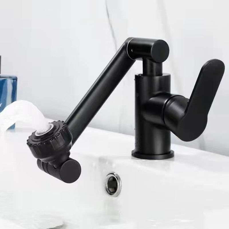 Modern Vessel Sink Faucet Stainless Steel Lever Handles Swivel Spout Vessel Faucet Clearhalo 'Bathroom Remodel & Bathroom Fixtures' 'Bathroom Sink Faucets' 'Bathroom Sinks & Faucet Components' 'bathroom_sink_faucets' 'Home Improvement' 'home_improvement' 'home_improvement_bathroom_sink_faucets' 1200x1200_5d2cdd21-349a-49d5-b800-a13b83ed9d5b