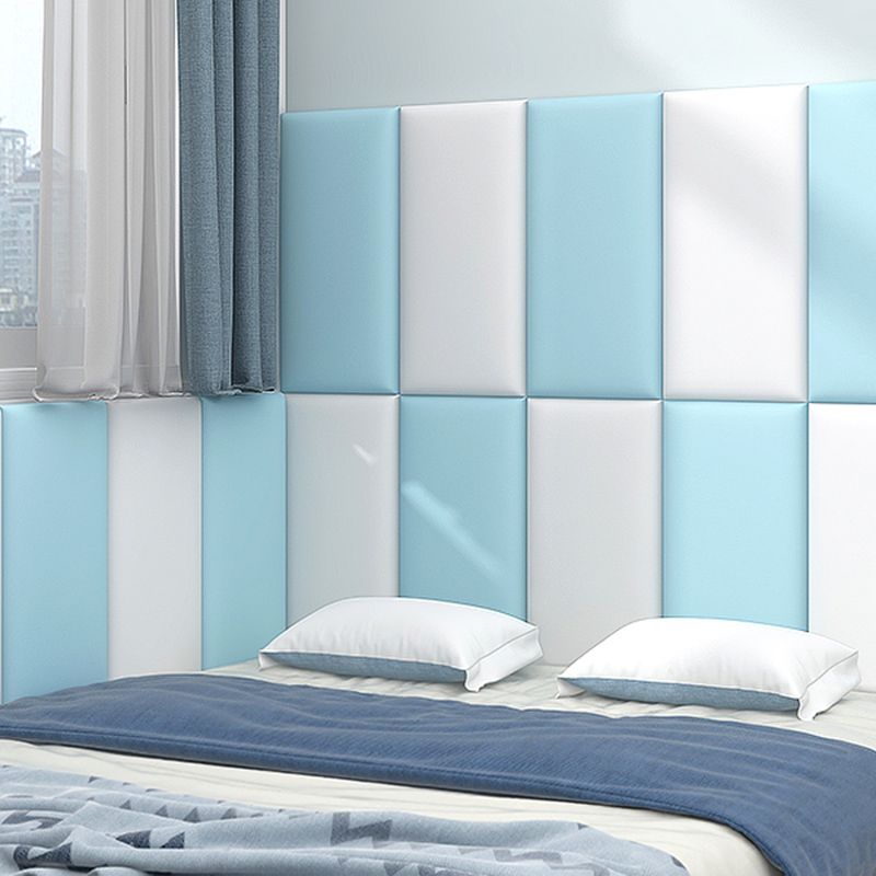 Upholstered Wall Panel Whole Colored PU Leather Waterproof Children's Room Wall Panel Clearhalo 'Flooring 'Home Improvement' 'home_improvement' 'home_improvement_wall_paneling' 'Wall Paneling' 'wall_paneling' 'Walls & Ceilings' Walls and Ceiling' 1200x1200_5d43a573-03e3-4907-93a6-5a8e26562ac7