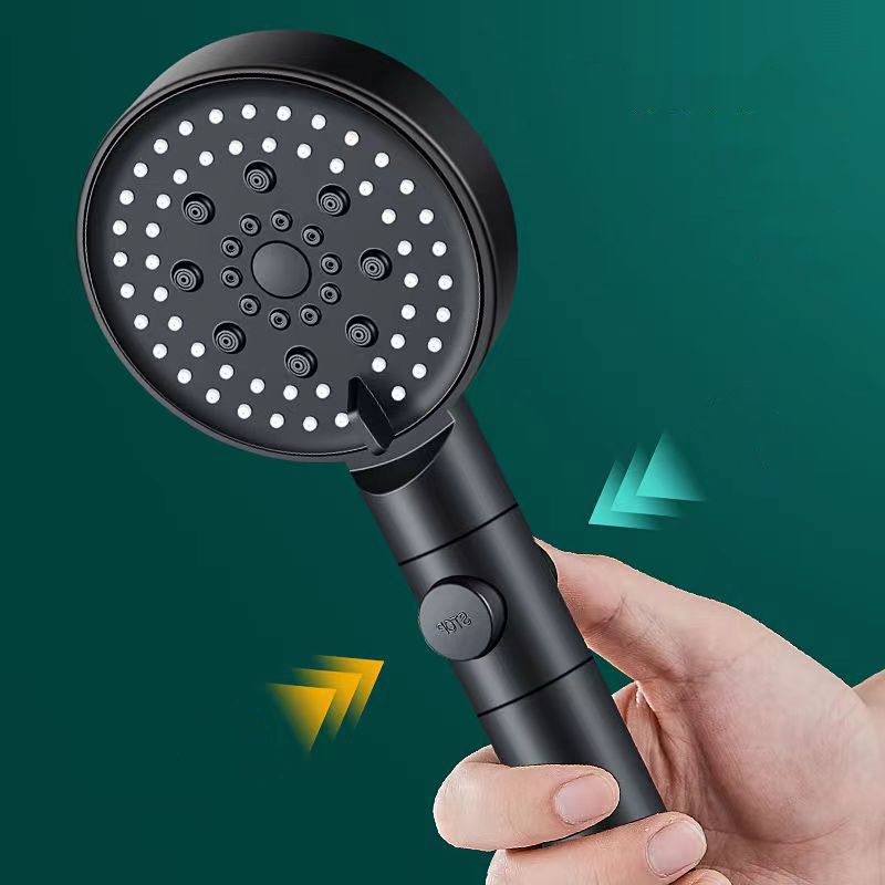 Modern Style Shower Head Plastic Shower Head with Adjustable Water Flow Clearhalo 'Bathroom Remodel & Bathroom Fixtures' 'Home Improvement' 'home_improvement' 'home_improvement_shower_heads' 'Shower Heads' 'shower_heads' 'Showers & Bathtubs Plumbing' 'Showers & Bathtubs' 1200x1200_5d7a1658-eebd-4b5e-b61d-2d9365bddda9