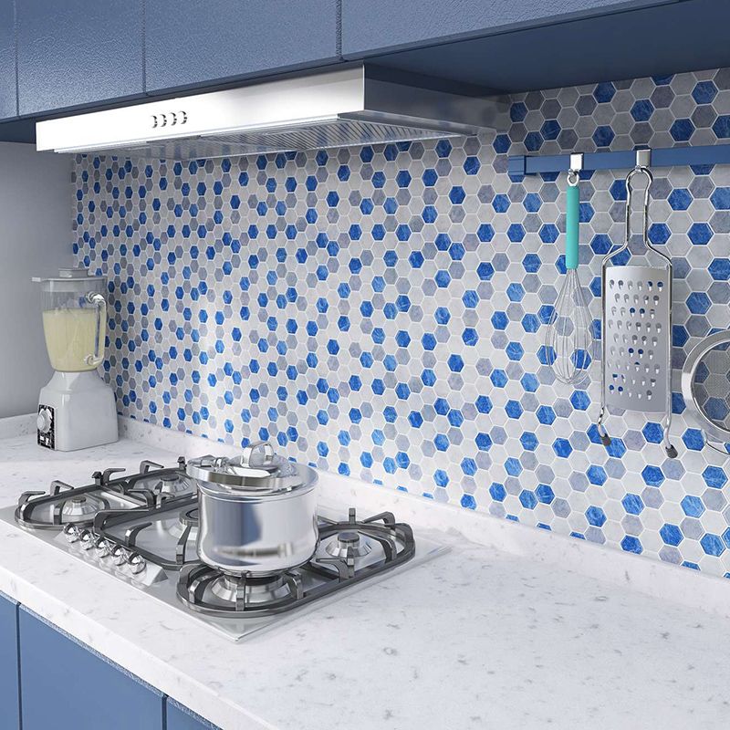 Polygon Metal Peel and Stick Backsplash Tile PVC Peel and Stick Tile for Kitchen Clearhalo 'Flooring 'Home Improvement' 'home_improvement' 'home_improvement_peel_stick_blacksplash' 'Peel & Stick Backsplash Tile' 'peel_stick_blacksplash' 'Walls & Ceilings' Walls and Ceiling' 1200x1200_5d9ddeba-5873-468a-9f3a-7b37124cc9f0
