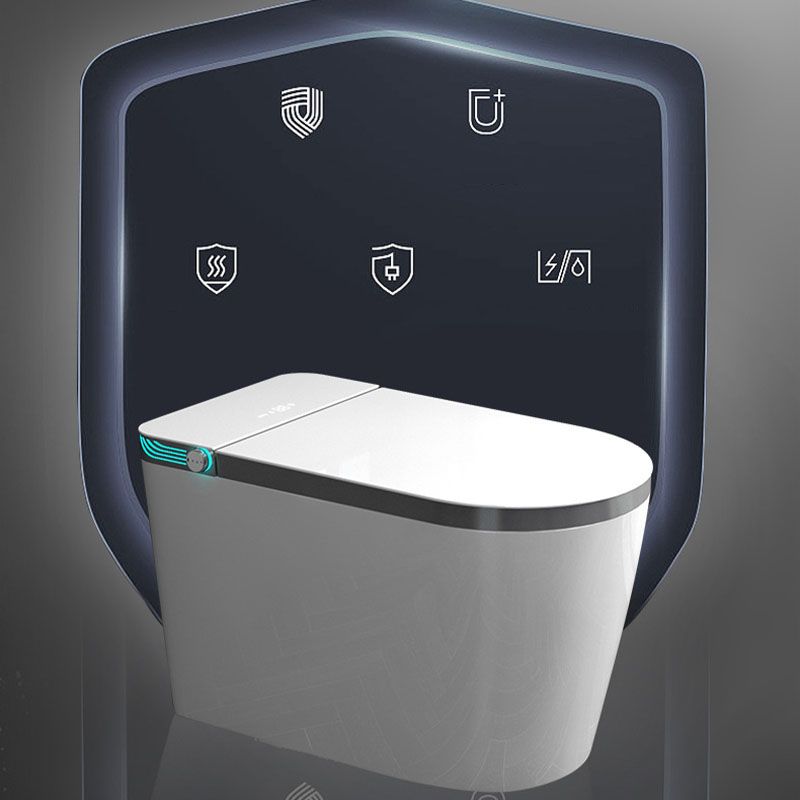 Household Smart Toilet Automatic Flip Cover UV Sterilization Electric Induction Toilet Clearhalo 'Bathroom Remodel & Bathroom Fixtures' 'Home Improvement' 'home_improvement' 'home_improvement_toilets' 'Toilets & Bidets' 'Toilets' 1200x1200_5db357f4-716e-4ba3-bba1-7131629d8c3e