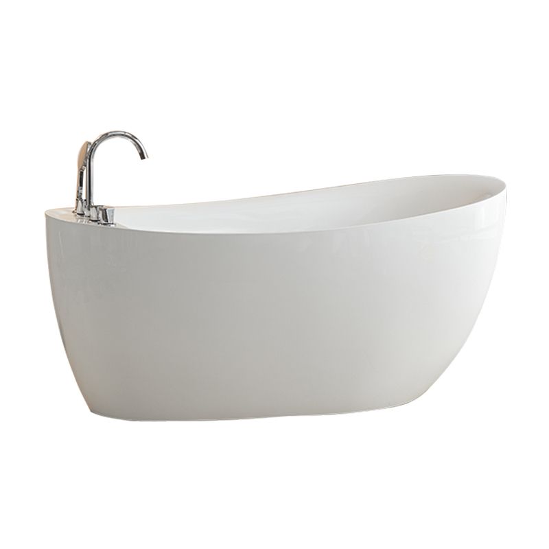 Modern Acrylic Freestanding Bath Tub Soaking 31.5-inch Tall Bathtub in White Clearhalo 'Bathroom Remodel & Bathroom Fixtures' 'Bathtubs' 'Home Improvement' 'home_improvement' 'home_improvement_bathtubs' 'Showers & Bathtubs' 1200x1200_5ddaa0ab-06ec-450d-8c87-49bac371dc19