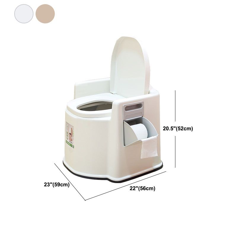 Contemporary Plastic Toilet Floor Mounted Toilet Bowl for Washroom Clearhalo 'Bathroom Remodel & Bathroom Fixtures' 'Home Improvement' 'home_improvement' 'home_improvement_toilets' 'Toilets & Bidets' 'Toilets' 1200x1200_5e485bda-0c3f-4776-bd55-52700853e73b