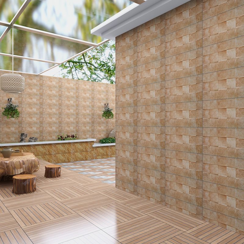 Ceramic Wall Tile Rectangle Straight Edge Outdoor Floor Wall Tile Clearhalo 'Floor Tiles & Wall Tiles' 'floor_tiles_wall_tiles' 'Flooring 'Home Improvement' 'home_improvement' 'home_improvement_floor_tiles_wall_tiles' Walls and Ceiling' 1200x1200_5e4c9cb4-c91a-44d7-b8fa-daa4fe7c6309