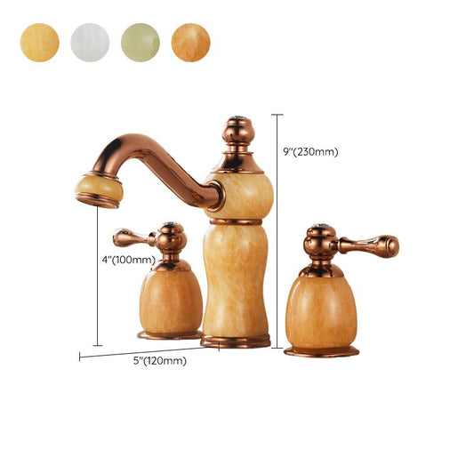 Widespread Bathroom Faucet Low Arc 3 Holes Lever Handles Faucet Clearhalo 'bathroom_sink_faucets' 'Conjunta de Baño y Conjunta de Grifo' 'Coronamiento de Baño y Dispositivo de Baño' 'Grifo del lavabo del baño' 'Hogar' 'home_improvement' 'home_improvement_bathroom_sink_faucets' 'Mejoras para el hogar' 1200x1200_5e7028e0-9c58-483f-a127-003cd9d48fbe