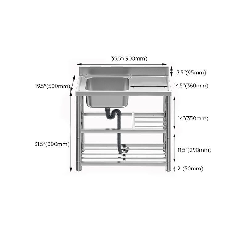 Classic Style Kitchen Sink Stainless Steel 2 Holes Undermount Kitchen Sink Clearhalo 'Home Improvement' 'home_improvement' 'home_improvement_kitchen_sinks' 'Kitchen Remodel & Kitchen Fixtures' 'Kitchen Sinks & Faucet Components' 'Kitchen Sinks' 'kitchen_sinks' 1200x1200_5e84287c-18b4-42b3-b6b4-482c3757a948