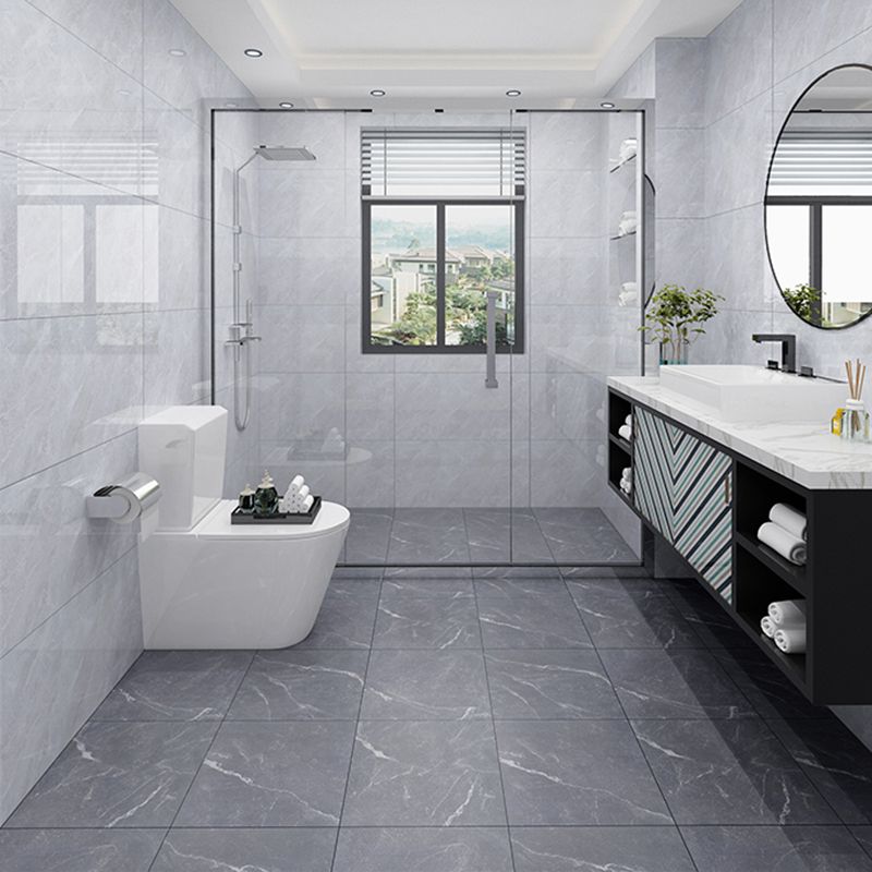 Marble Appearance Singular Tile Straight Edge Rectangular Floor Tile Clearhalo 'Floor Tiles & Wall Tiles' 'floor_tiles_wall_tiles' 'Flooring 'Home Improvement' 'home_improvement' 'home_improvement_floor_tiles_wall_tiles' Walls and Ceiling' 1200x1200_5f9d62b7-3764-45f9-acc9-40f610bdc116