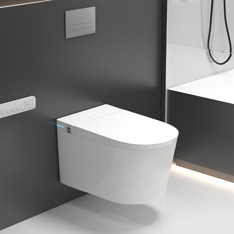 Elongated Wall Mounted Bidet Foot Sensor Wall Hung Toilet Set Clearhalo 'Bathroom Remodel & Bathroom Fixtures' 'Bidets' 'Home Improvement' 'home_improvement' 'home_improvement_bidets' 'Toilets & Bidets' 1200x1200_5f9dccf9-e9a3-42c7-897f-3fb2249b23ce