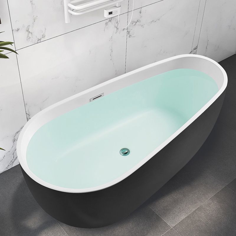 Modern Freestanding Bath Tub Acrylic Free Form Bathtub with Overflow Trim Clearhalo 'Bathroom Remodel & Bathroom Fixtures' 'Bathtubs' 'Home Improvement' 'home_improvement' 'home_improvement_bathtubs' 'Showers & Bathtubs' 1200x1200_5f9f829c-feb7-4db4-b5d8-dbc7e1ac57be