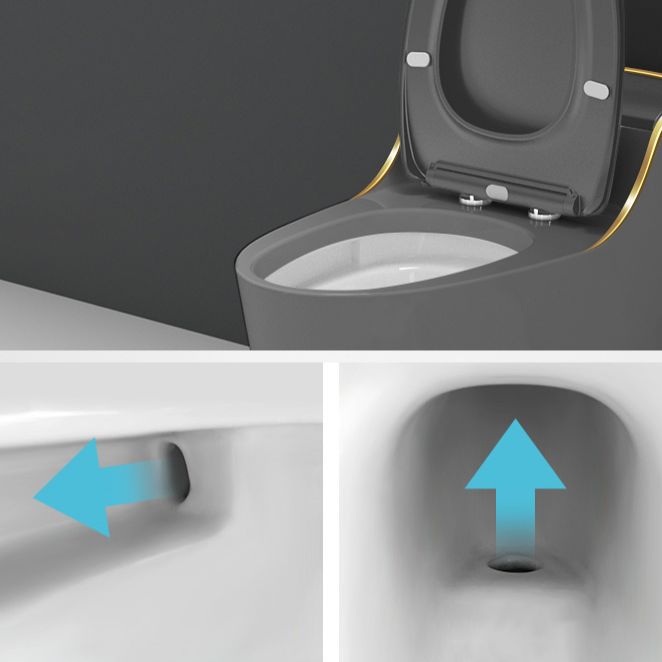 Modern Toilet Bowl Siphon Jet Toilet with Slow Close Seat for Bathroom Clearhalo 'Bathroom Remodel & Bathroom Fixtures' 'Home Improvement' 'home_improvement' 'home_improvement_toilets' 'Toilets & Bidets' 'Toilets' 1200x1200_5fdaeeb6-7045-4194-8647-1648e908d82e