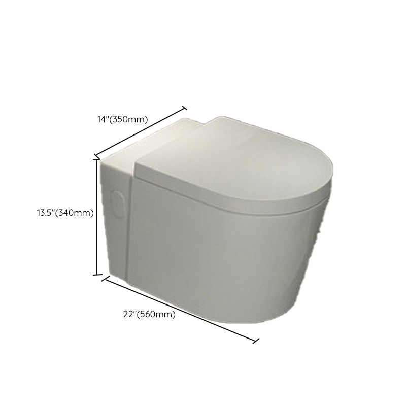 Modern Ceramic Flush Toilet White Wall Hung Toilet Bowl for Washroom Clearhalo 'Bathroom Remodel & Bathroom Fixtures' 'Home Improvement' 'home_improvement' 'home_improvement_toilets' 'Toilets & Bidets' 'Toilets' 1200x1200_602f77ee-d2b3-4aad-8fdc-0c6fc14db24d