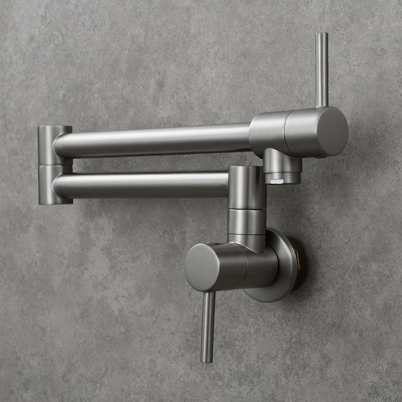 1-Handle Faucet 1-Hole Touchless Single Level Low Profile Pot Filler Kitchen Faucet Clearhalo 'Home Improvement' 'home_improvement' 'home_improvement_kitchen_faucets' 'Kitchen Faucets' 'Kitchen Remodel & Kitchen Fixtures' 'Kitchen Sinks & Faucet Components' 'kitchen_faucets' 1200x1200_603632ca-c52a-4111-a907-6f37f60d58d1