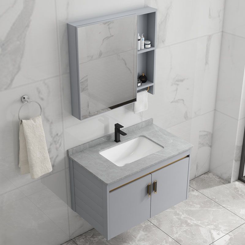 Wall Mount Sink Included Bathroom Sink Vanity with Doors Sink Clearhalo 'Bathroom Remodel & Bathroom Fixtures' 'Bathroom Vanities' 'bathroom_vanities' 'Home Improvement' 'home_improvement' 'home_improvement_bathroom_vanities' 1200x1200_60548577-0ba8-4452-849d-932d9565151e