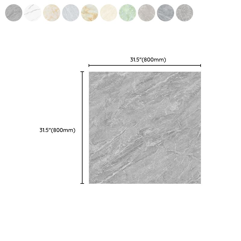 Square Floor Tile Straight Edge Polished Water Resistant Marbling Tile Clearhalo 'Floor Tiles & Wall Tiles' 'floor_tiles_wall_tiles' 'Flooring 'Home Improvement' 'home_improvement' 'home_improvement_floor_tiles_wall_tiles' Walls and Ceiling' 1200x1200_60ab9573-d933-4cb4-9800-dc255592b8b4