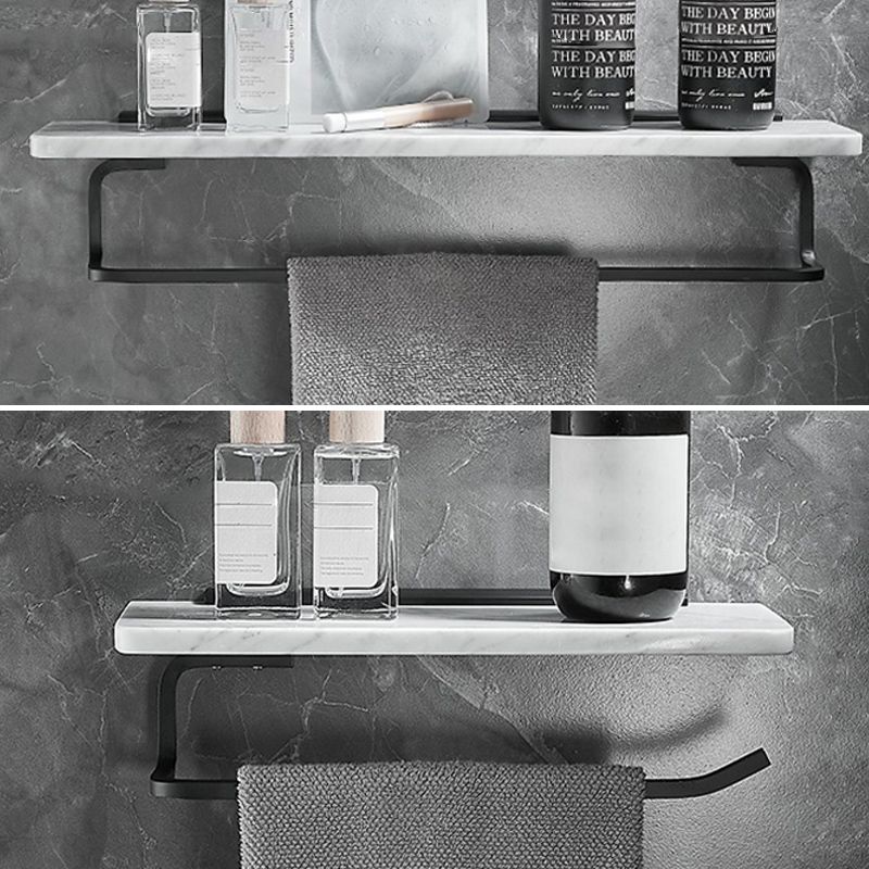 Metal & Marble Bathroom Hardware Set as Individual or as a Set in Black Clearhalo 'Bathroom Hardware Sets' 'Bathroom Hardware' 'Bathroom Remodel & Bathroom Fixtures' 'bathroom_hardware_sets' 'Home Improvement' 'home_improvement' 'home_improvement_bathroom_hardware_sets' 1200x1200_60e9cbd6-2cdf-436c-a264-ed48fe6826ac