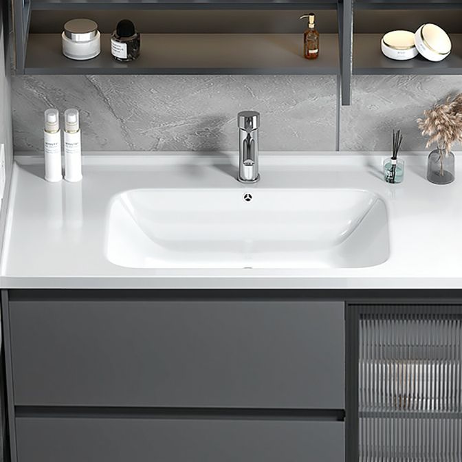 Popular Rectangular Bathroom Vanity Set Grey Wall-Mounted Faucet Included Clearhalo 'Bathroom Remodel & Bathroom Fixtures' 'Bathroom Vanities' 'bathroom_vanities' 'Home Improvement' 'home_improvement' 'home_improvement_bathroom_vanities' 1200x1200_60f7eb93-072a-41d4-86a0-ec65d5ce5cf7