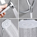 Shower Trim Round Rain Massage Jet Handheld Shower Head System Clearhalo 'Bathroom Remodel & Bathroom Fixtures' 'Home Improvement' 'home_improvement' 'home_improvement_shower_faucets' 'Shower Faucets & Systems' 'shower_faucets' 'Showers & Bathtubs Plumbing' 'Showers & Bathtubs' 1200x1200_6134cfb3-10c9-46cd-beb0-f0041f043889