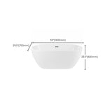 White Oval Bathtub with Drain Acrylic Soaking Freestanding Tub Clearhalo 'Bathroom Remodel & Bathroom Fixtures' 'Bathtubs' 'Home Improvement' 'home_improvement' 'home_improvement_bathtubs' 'Showers & Bathtubs' 1200x1200_61ba8bfe-511f-4ed9-ba88-a54a72251b16