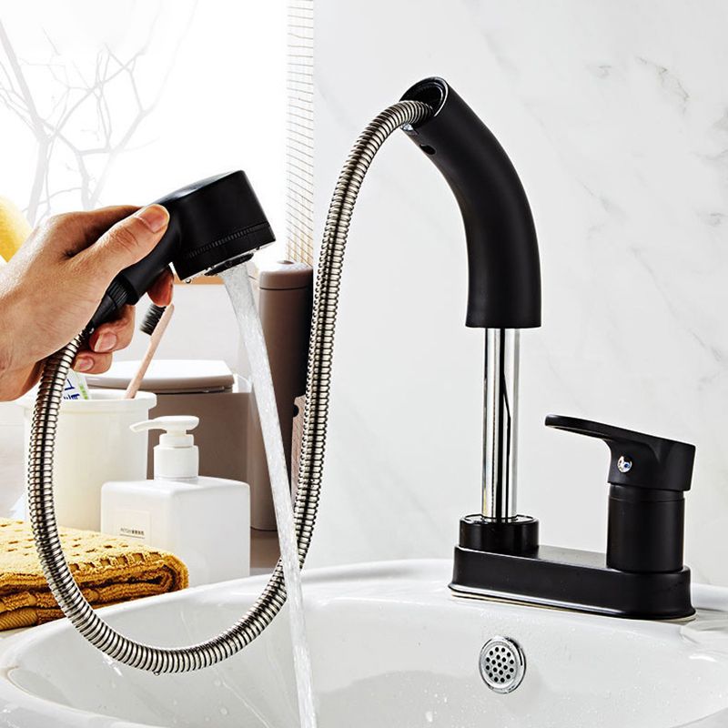 Modern Vessel Faucet Copper Single Handle Low Arc Retractable Vessel Faucet Clearhalo 'bathroom_sink_faucets' 'Conjunta de Baño y Conjunta de Grifo' 'Coronamiento de Baño y Dispositivo de Baño' 'Grifo del lavabo del baño' 'Hogar' 'home_improvement' 'home_improvement_bathroom_sink_faucets' 'Mejoras para el hogar' 1200x1200_61da8c34-8e01-41e0-84c1-9864aace413d