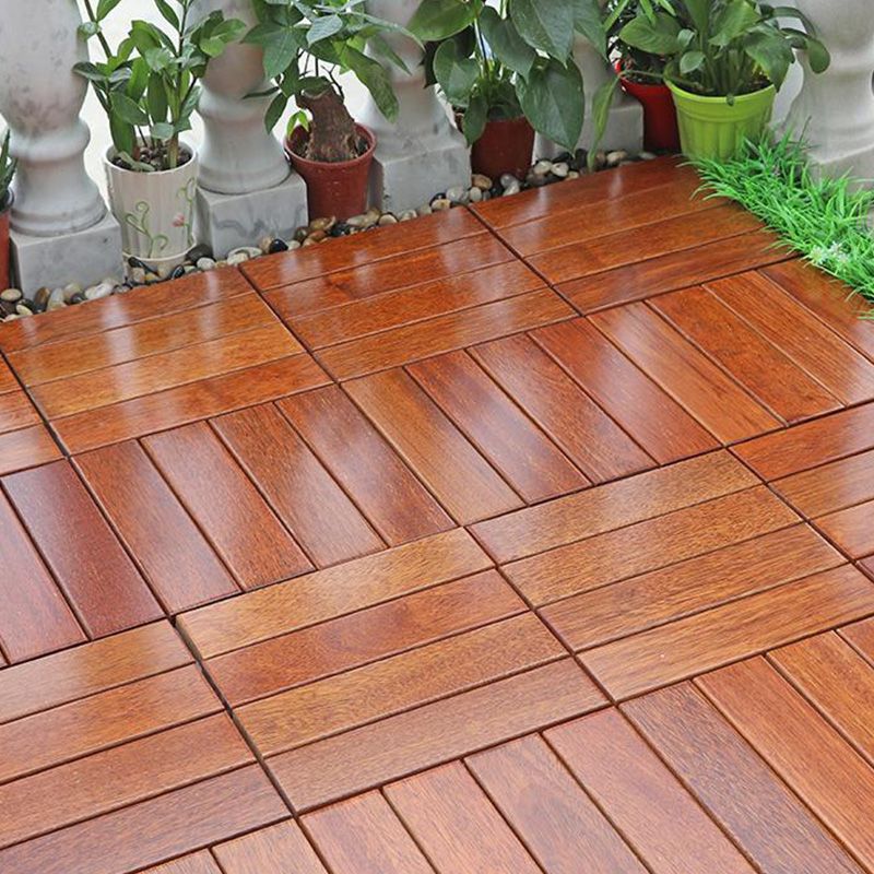 Wood Flooring Click-Locking 12" X 12" Square Hardwood Flooring Clearhalo 'Flooring 'Hardwood Flooring' 'hardwood_flooring' 'Home Improvement' 'home_improvement' 'home_improvement_hardwood_flooring' Walls and Ceiling' 1200x1200_61f06e4b-6b83-4eb7-86f5-795489c8b752