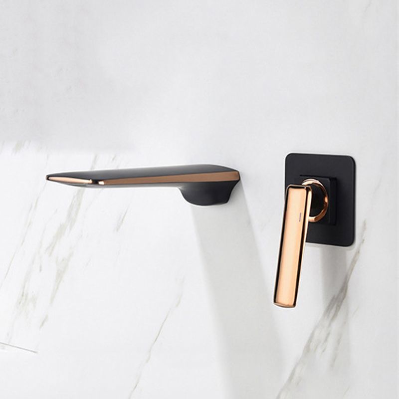 Wall Mounted Bathroom Faucets Glam Style Lever Handles Faucets Clearhalo 'bathroom_sink_faucets' 'Conjunta de Baño y Conjunta de Grifo' 'Coronamiento de Baño y Dispositivo de Baño' 'Grifo del lavabo del baño' 'Hogar' 'home_improvement' 'home_improvement_bathroom_sink_faucets' 'Mejoras para el hogar' 1200x1200_6219405f-35df-4c5d-aa60-58018faa80d0