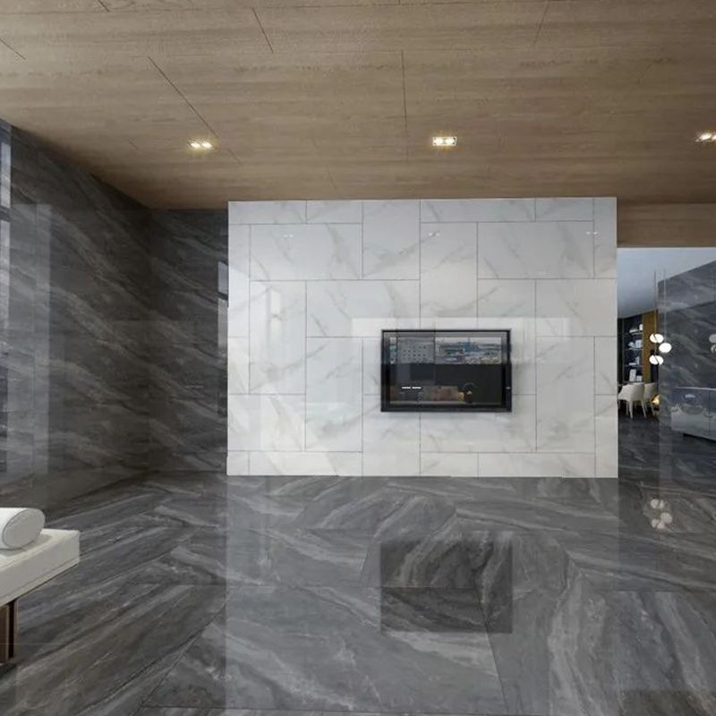 Floor & Wall Tile Marble Print Rectangle Living Room Indoor Floor Tile Clearhalo 'Floor Tiles & Wall Tiles' 'floor_tiles_wall_tiles' 'Flooring 'Home Improvement' 'home_improvement' 'home_improvement_floor_tiles_wall_tiles' Walls and Ceiling' 1200x1200_6232220a-d456-4ace-b44c-17f2bbf4273c