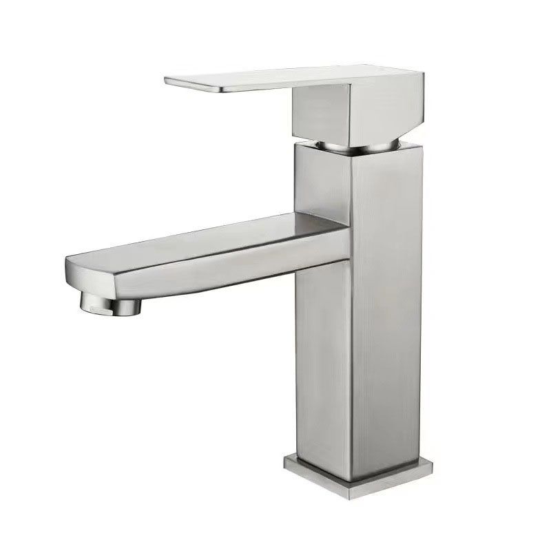 Industrial Vessel Sink Faucet Stainless Steel Lever Handles Vessel Sink Bathroom Faucet Clearhalo 'bathroom_sink_faucets' 'Conjunta de Baño y Conjunta de Grifo' 'Coronamiento de Baño y Dispositivo de Baño' 'Grifo del lavabo del baño' 'Hogar' 'home_improvement' 'home_improvement_bathroom_sink_faucets' 'Mejoras para el hogar' 1200x1200_625e1282-b12b-40e1-9c9d-61cb01030757