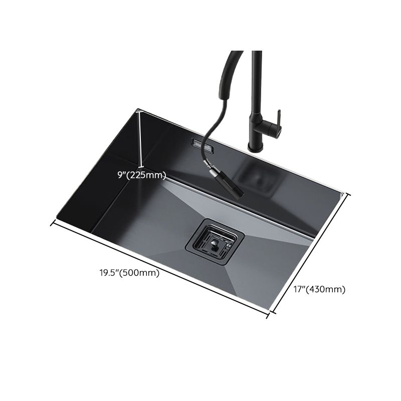 Noise-cancelling Design Kitchen Sink Stainless Steel Undermount Rectangle Kitchen Sink Clearhalo 'Home Improvement' 'home_improvement' 'home_improvement_kitchen_sinks' 'Kitchen Remodel & Kitchen Fixtures' 'Kitchen Sinks & Faucet Components' 'Kitchen Sinks' 'kitchen_sinks' 1200x1200_6270f353-4197-4af7-9b54-7616ec50f67d