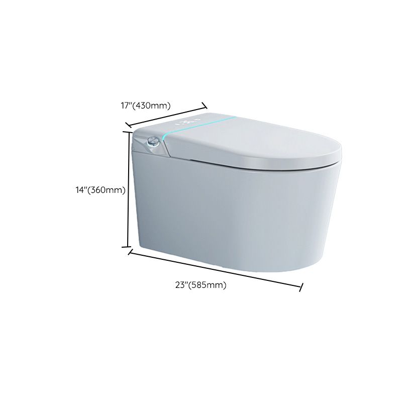 Contemporary Wall Hung Toilet Set Elongated Bowl Shape in White Clearhalo 'Bathroom Remodel & Bathroom Fixtures' 'Bidets' 'Home Improvement' 'home_improvement' 'home_improvement_bidets' 'Toilets & Bidets' 1200x1200_62c8d58d-5c1a-45d8-9a04-34f90678eb30