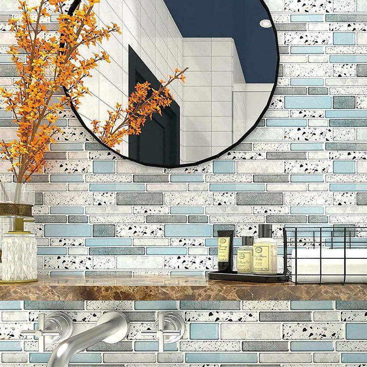 Square Peel and Stick Tiles Plastic Indoor Peel & Stick Subway Tile Clearhalo 'Flooring 'Home Improvement' 'home_improvement' 'home_improvement_peel_stick_blacksplash' 'Peel & Stick Backsplash Tile' 'peel_stick_blacksplash' 'Walls & Ceilings' Walls and Ceiling' 1200x1200_62e9f8bd-f780-4c0d-9cc9-5b5c3a1a4f13