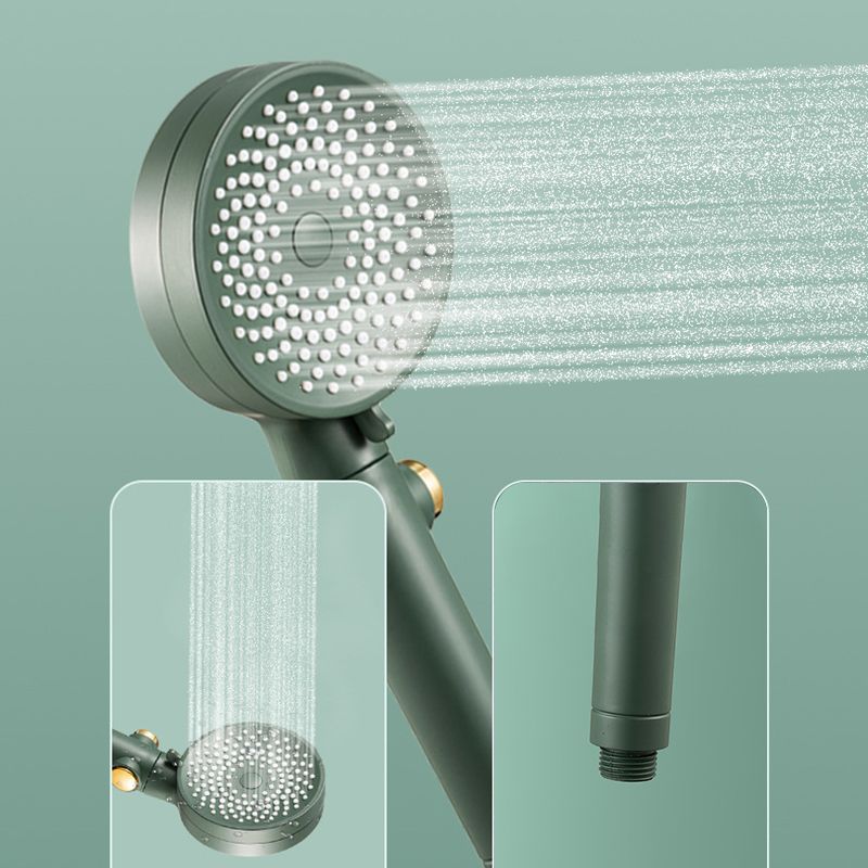 Contemporary Round Shower Head Combo Handheld Shower Head 9.8 Inch H Spray Head Clearhalo 'Bathroom Remodel & Bathroom Fixtures' 'Home Improvement' 'home_improvement' 'home_improvement_shower_heads' 'Shower Heads' 'shower_heads' 'Showers & Bathtubs Plumbing' 'Showers & Bathtubs' 1200x1200_630cf52e-a980-43e2-9a6a-c824eea8ad38