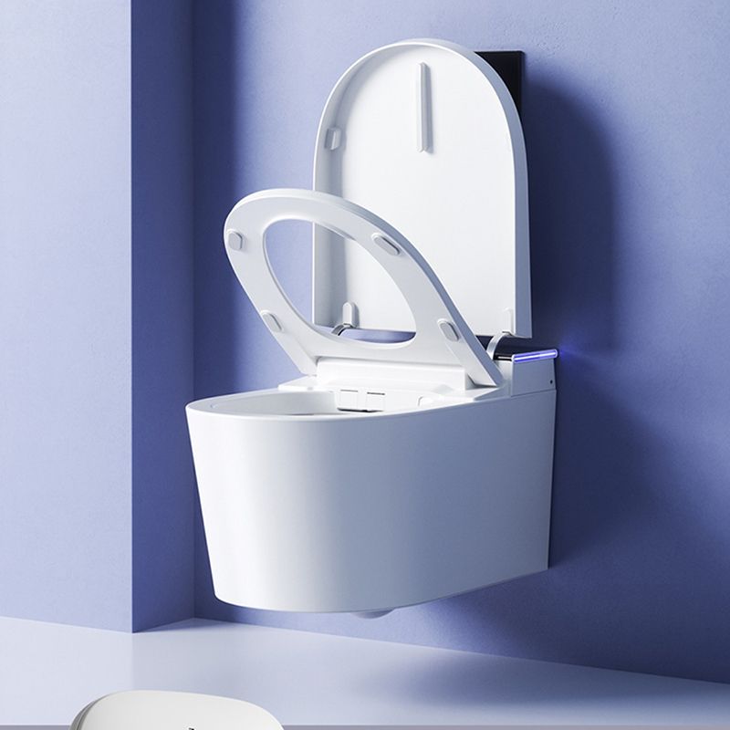 Contemporary Wall Hung Toilet Set Ceramic Wall Mounted Bidet Clearhalo 'Bathroom Remodel & Bathroom Fixtures' 'Bidets' 'Home Improvement' 'home_improvement' 'home_improvement_bidets' 'Toilets & Bidets' 1200x1200_6332f049-b29e-45c8-af9b-891ea8058a29