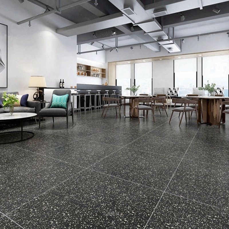 Square Gray Tile Stacked Stone Pattern Matte Floor Wall for Drawing Room Clearhalo 'Floor Tiles & Wall Tiles' 'floor_tiles_wall_tiles' 'Flooring 'Home Improvement' 'home_improvement' 'home_improvement_floor_tiles_wall_tiles' Walls and Ceiling' 1200x1200_634d7748-e89d-4131-8dde-65a444350f07