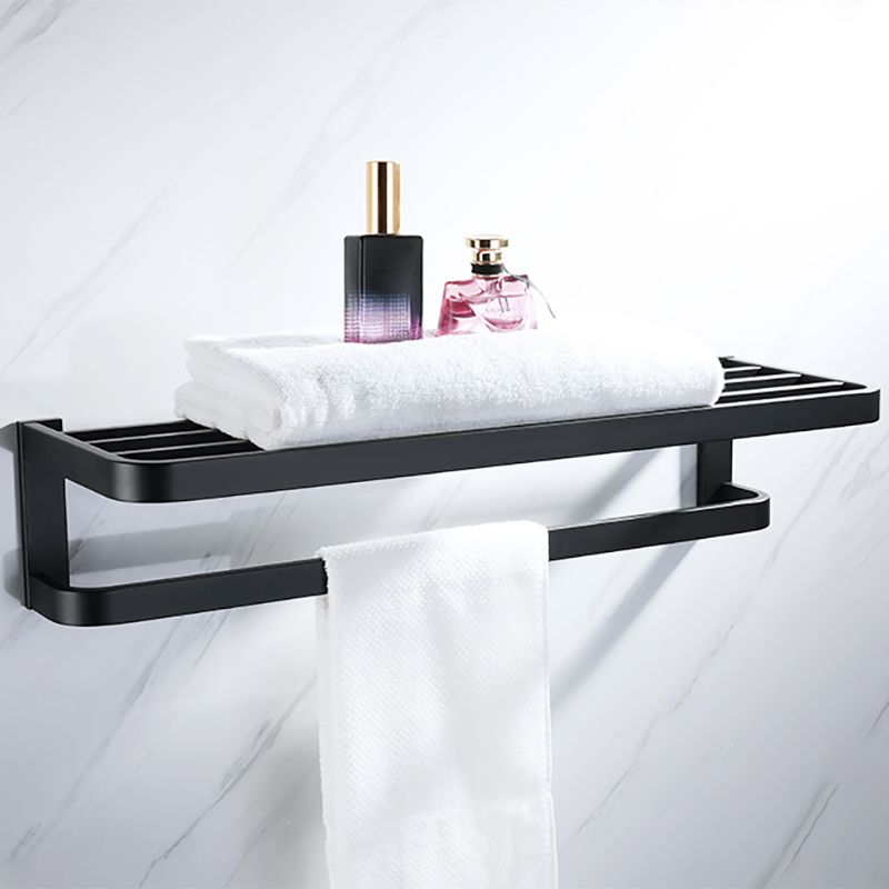 Modern Bathroom Hardware Set Bath Shelf Towel Bar Black Bath Hardware Set Clearhalo 'Bathroom Hardware Sets' 'Bathroom Hardware' 'Bathroom Remodel & Bathroom Fixtures' 'bathroom_hardware_sets' 'Home Improvement' 'home_improvement' 'home_improvement_bathroom_hardware_sets' 1200x1200_63ac8e5d-c7b1-4cda-a0a4-623f08e0494b