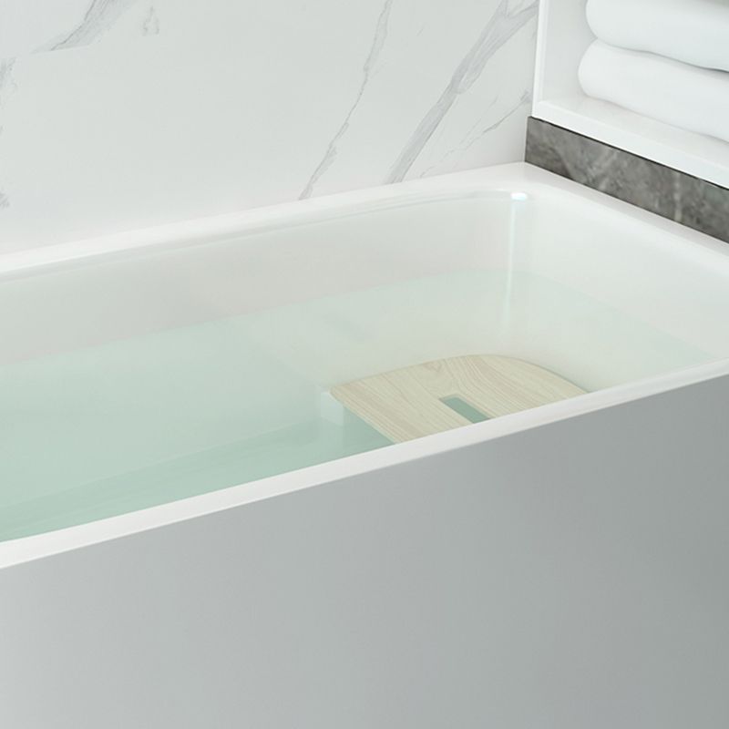 Modern Style Apron Front Bathtub Rectangular Acrylic Bathroom Bathtub Clearhalo 'Bathroom Remodel & Bathroom Fixtures' 'Bathtubs' 'Home Improvement' 'home_improvement' 'home_improvement_bathtubs' 'Showers & Bathtubs' 1200x1200_63ea6c32-5f72-4506-aeef-fe6965970678