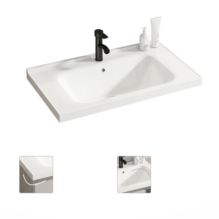 Metal Bathroom Vanity Set Single Sink Wall Mounted Bathroom Vanity Set Clearhalo 'Bathroom Remodel & Bathroom Fixtures' 'Bathroom Vanities' 'bathroom_vanities' 'Home Improvement' 'home_improvement' 'home_improvement_bathroom_vanities' 1200x1200_63ea8ba6-c87d-4226-9e66-3609cf64e66e