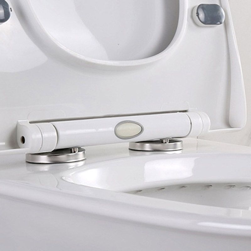Modern White Flush Toilet Floor Mounted Toilet Bowl with Slow Close Seat for Washroom Clearhalo 'Bathroom Remodel & Bathroom Fixtures' 'Home Improvement' 'home_improvement' 'home_improvement_toilets' 'Toilets & Bidets' 'Toilets' 1200x1200_642acafa-52eb-455b-9b03-b6f0cc1a97ef