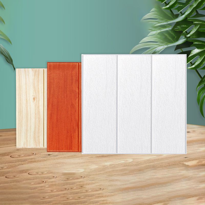 Modern Wall Paneling Peel and Stick Wood Effect Design Wall Paneling Clearhalo 'Flooring 'Home Improvement' 'home_improvement' 'home_improvement_wall_paneling' 'Wall Paneling' 'wall_paneling' 'Walls & Ceilings' Walls and Ceiling' 1200x1200_6437a5b1-21d0-46c5-9f93-6b040a5b148d