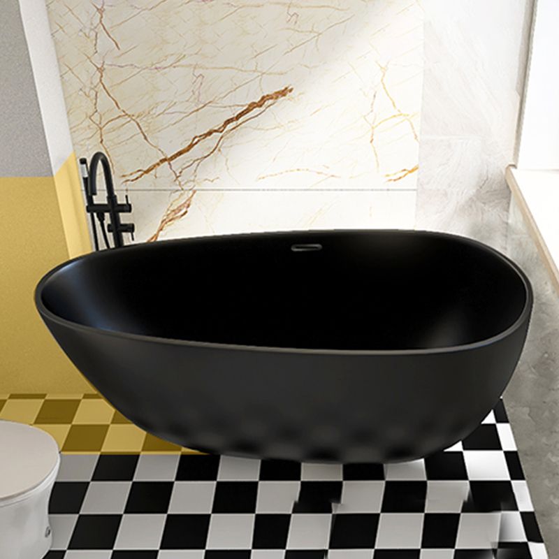 Acrylic-Fiberglass Oval Bathtub Contemporary Soaking Bathtub with Drain and Overflow Trim Clearhalo 'Bathroom Remodel & Bathroom Fixtures' 'Bathtubs' 'Home Improvement' 'home_improvement' 'home_improvement_bathtubs' 'Showers & Bathtubs' 1200x1200_64716350-b892-4024-9ae1-c1e357925891