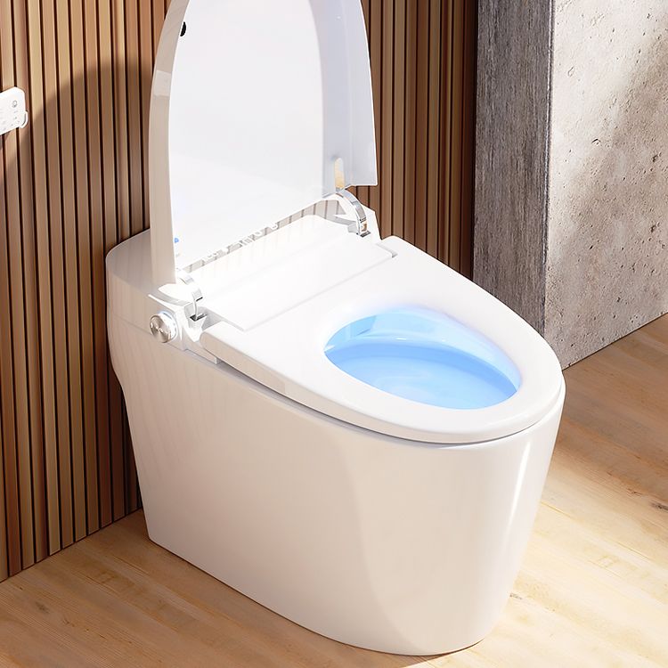 Contemporary Floor Mount Bidet White Ceramic with Bidet And Seat Horizontal Clearhalo 'Bathroom Remodel & Bathroom Fixtures' 'Bidets' 'Home Improvement' 'home_improvement' 'home_improvement_bidets' 'Toilets & Bidets' 1200x1200_64781b4f-511c-41ec-9cda-ae4da2a3e511