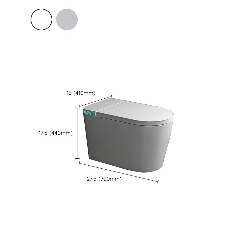 Smart Toilet with Tank White Elongated Floor Standing Bidet with Heated Seat Clearhalo 'Bathroom Remodel & Bathroom Fixtures' 'Bidets' 'Home Improvement' 'home_improvement' 'home_improvement_bidets' 'Toilets & Bidets' 1200x1200_6479fcca-00ce-4a57-a803-1ac0740fa522