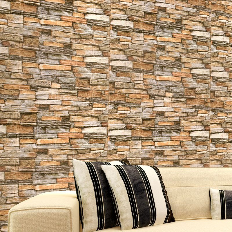 Farmhouse Wall Plank 3D Brick Bathroom Living Room Wall Panels Set of 2 Clearhalo 'Flooring 'Home Improvement' 'home_improvement' 'home_improvement_wall_paneling' 'Wall Paneling' 'wall_paneling' 'Walls & Ceilings' Walls and Ceiling' 1200x1200_648698eb-6fc6-46af-8370-504aa71bff36