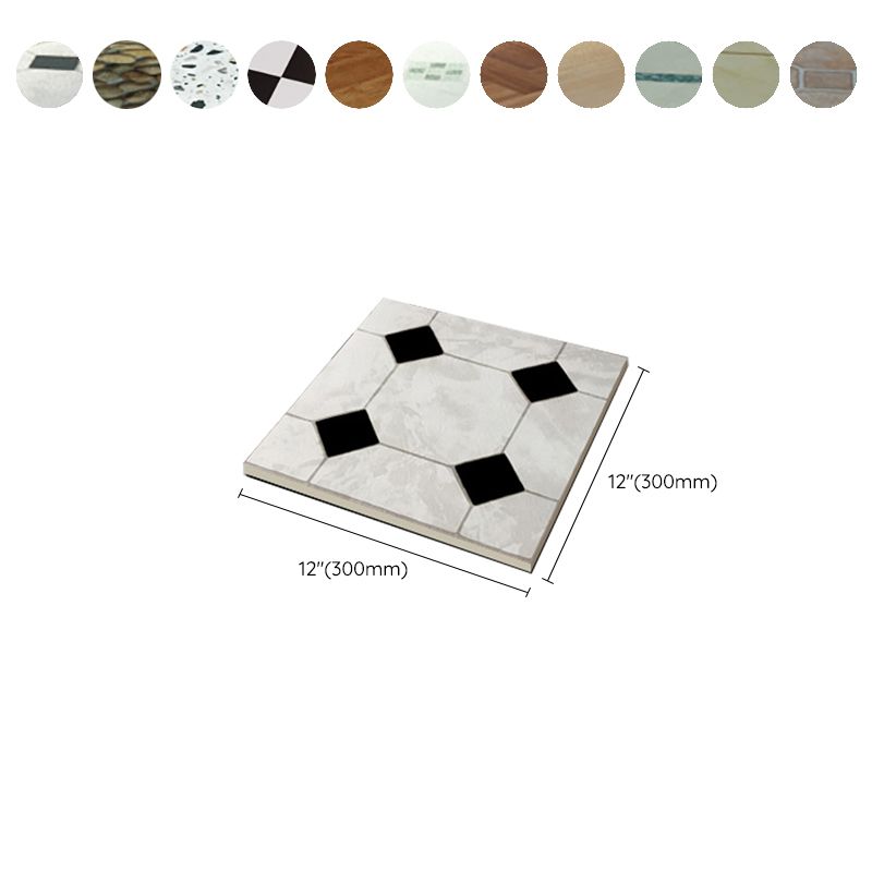 Modern Stone Look Plastic Floor Water Resistant Square Edge Floor Tiles Clearhalo 'Flooring 'Home Improvement' 'home_improvement' 'home_improvement_vinyl_flooring' 'Vinyl Flooring' 'vinyl_flooring' Walls and Ceiling' 1200x1200_64966502-b41e-4e87-8358-10e351e999df