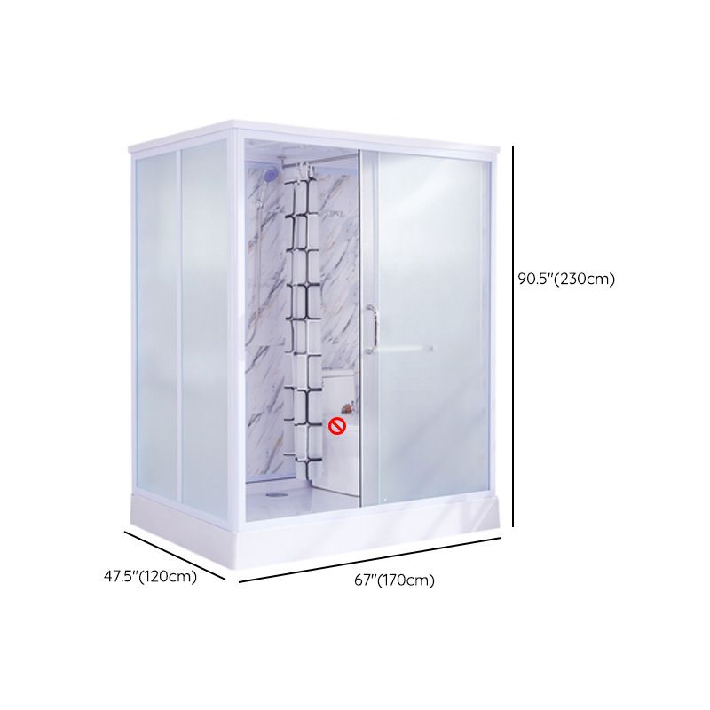 Sliding Rectangular Shower Enclosure Framed Shower Enclosure with Tempered Glass Clearhalo 'Bathroom Remodel & Bathroom Fixtures' 'Home Improvement' 'home_improvement' 'home_improvement_shower_stalls_enclosures' 'Shower Stalls & Enclosures' 'shower_stalls_enclosures' 'Showers & Bathtubs' 1200x1200_649ce3af-249b-4df8-a175-dbdee0053a35