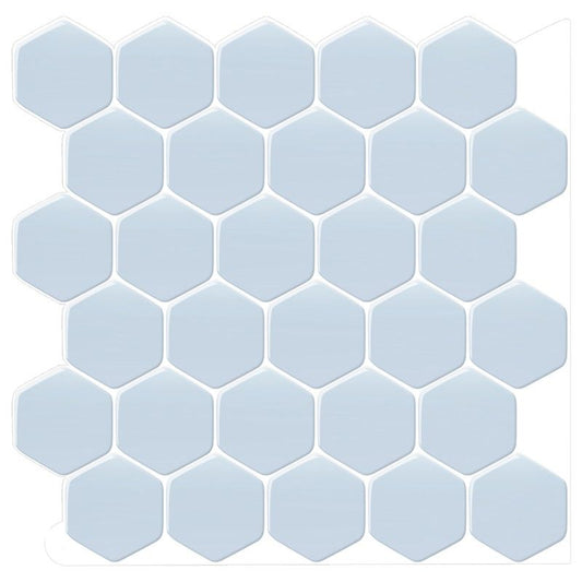 Peel and Stick Tiles Solid Color Hexagonal Scratch Resistant Peel and Stick Tiles Clearhalo 'Flooring 'Home Improvement' 'home_improvement' 'home_improvement_peel_stick_blacksplash' 'Peel & Stick Backsplash Tile' 'peel_stick_blacksplash' 'Walls & Ceilings' Walls and Ceiling' 1200x1200_64e3439a-0527-42f4-a1c5-13e65e6cb164