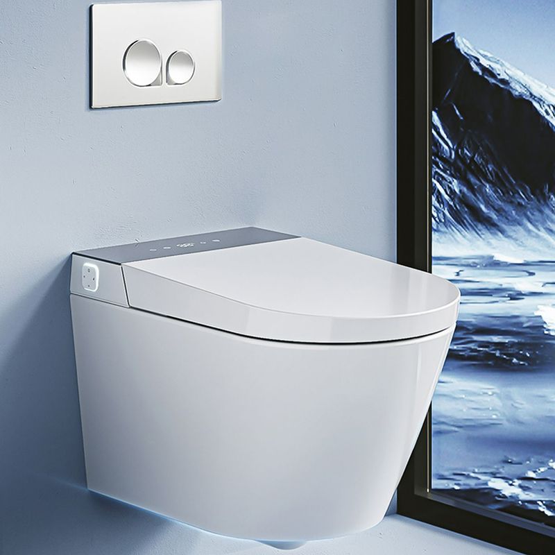 Vitreous China Bidets Bidets Toilet Temperature Control Elongated Seat Bidet in White Clearhalo 'Bathroom Remodel & Bathroom Fixtures' 'Bidets' 'Home Improvement' 'home_improvement' 'home_improvement_bidets' 'Toilets & Bidets' 1200x1200_65718d7b-637b-48fc-8f8d-9fac9da785a0