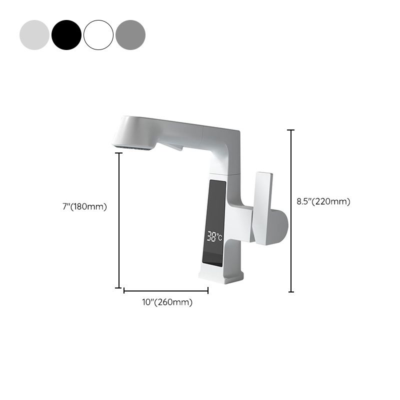 Classic Centerset Faucet Single Handle Solid Color Centerset Bathroom Sink Faucet Clearhalo 'bathroom_sink_faucets' 'Conjunta de Baño y Conjunta de Grifo' 'Coronamiento de Baño y Dispositivo de Baño' 'Grifo del lavabo del baño' 'Hogar' 'home_improvement' 'home_improvement_bathroom_sink_faucets' 'Mejoras para el hogar' 1200x1200_657fe2ca-8f35-4df5-8cfe-b2cebb21cd5b