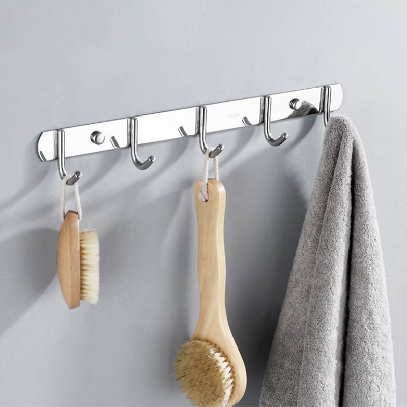 Modern Stainless Steel Bathroom Hardware Towel Bar Bathroom Set Clearhalo 'Bathroom Hardware Sets' 'Bathroom Hardware' 'Bathroom Remodel & Bathroom Fixtures' 'bathroom_hardware_sets' 'Home Improvement' 'home_improvement' 'home_improvement_bathroom_hardware_sets' 1200x1200_65857142-1204-4bf2-8ab6-ef369280c9f9